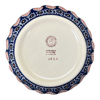 A picture of a Polish Pottery 6.5" Bowl (Carnival) | M084U-RWS as shown at PolishPotteryOutlet.com/products/6-5-bowl-carnival-m084u-rws