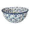 Polish Pottery 7.75" Bowl (Scattered Blues) | M085S-AS45 at PolishPotteryOutlet.com