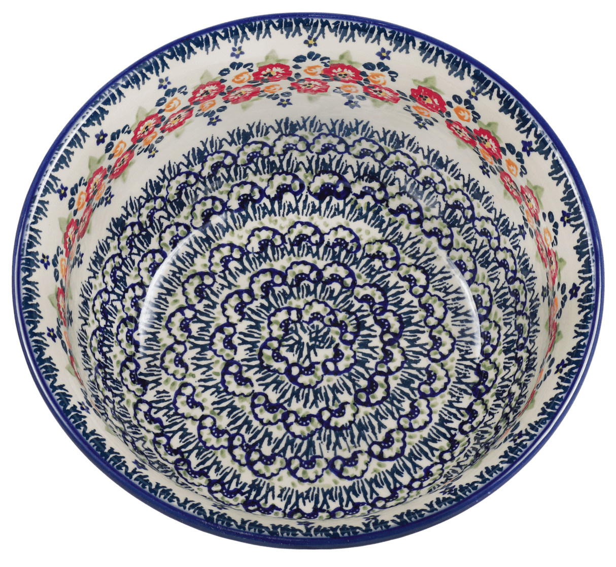 Bowl, Round, 7.75" in "Field of Dreams" by Manufaktura | M085S-JZ24