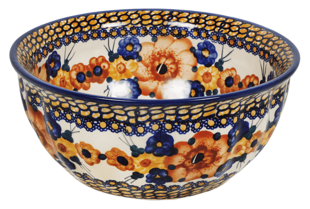 Bowl, Round, 7.75" in "Bouquet in a Basket" by Manufaktura | M085S-JZK