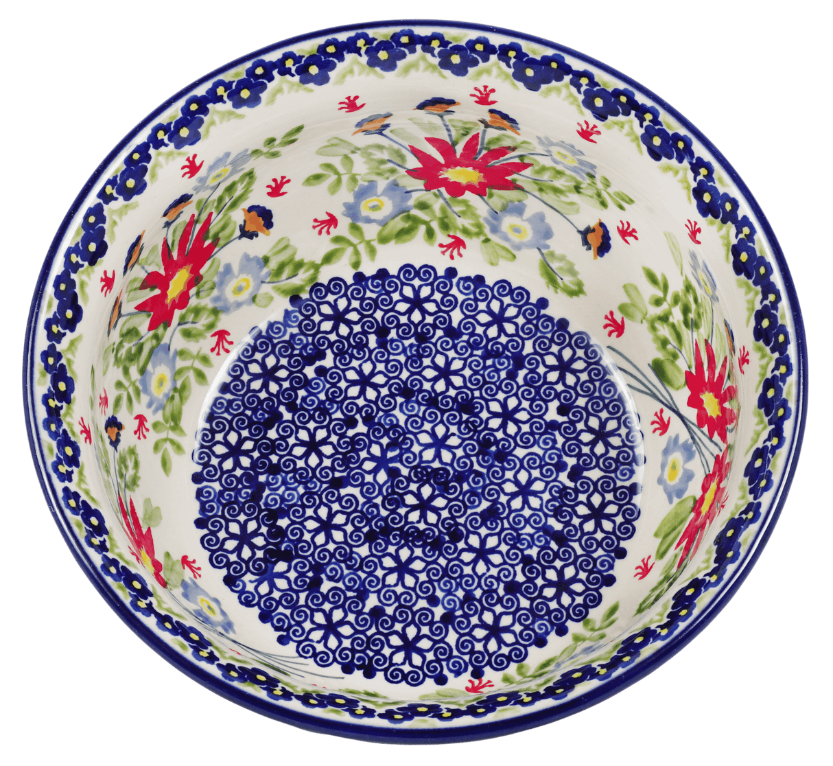 Bowl, Round, 7.75" in "Floral Fantasy" by Manufaktura | M085S-P260