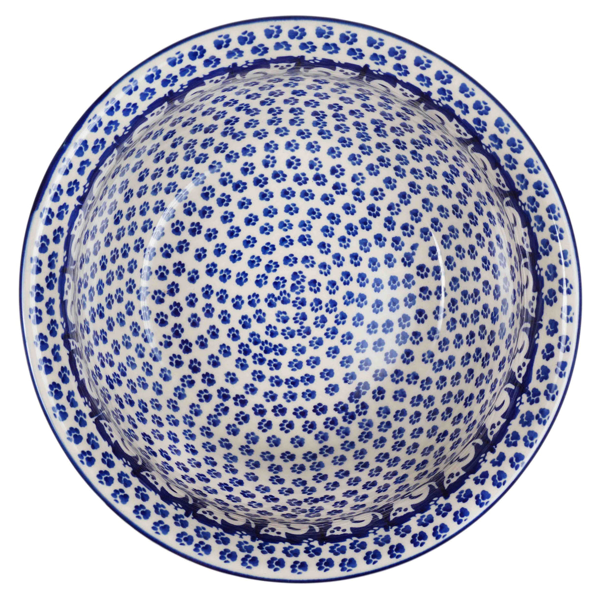 Bowl, Round, 7.75" in "Kitty Cat Path" by Manufaktura | M085T-KOT6