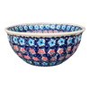 Polish Pottery 7.75" Bowl (Daisy Circle) | M085T-MS01 at PolishPotteryOutlet.com