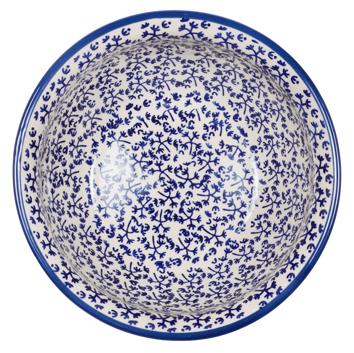 Bowl, Round, 7.75" in "Blue Thicket" by Manufaktura | M085T-P364