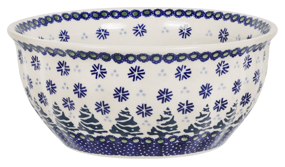 Bowl, Round, 7.75" in "Snowy Pines" by Manufaktura | M085T-U22