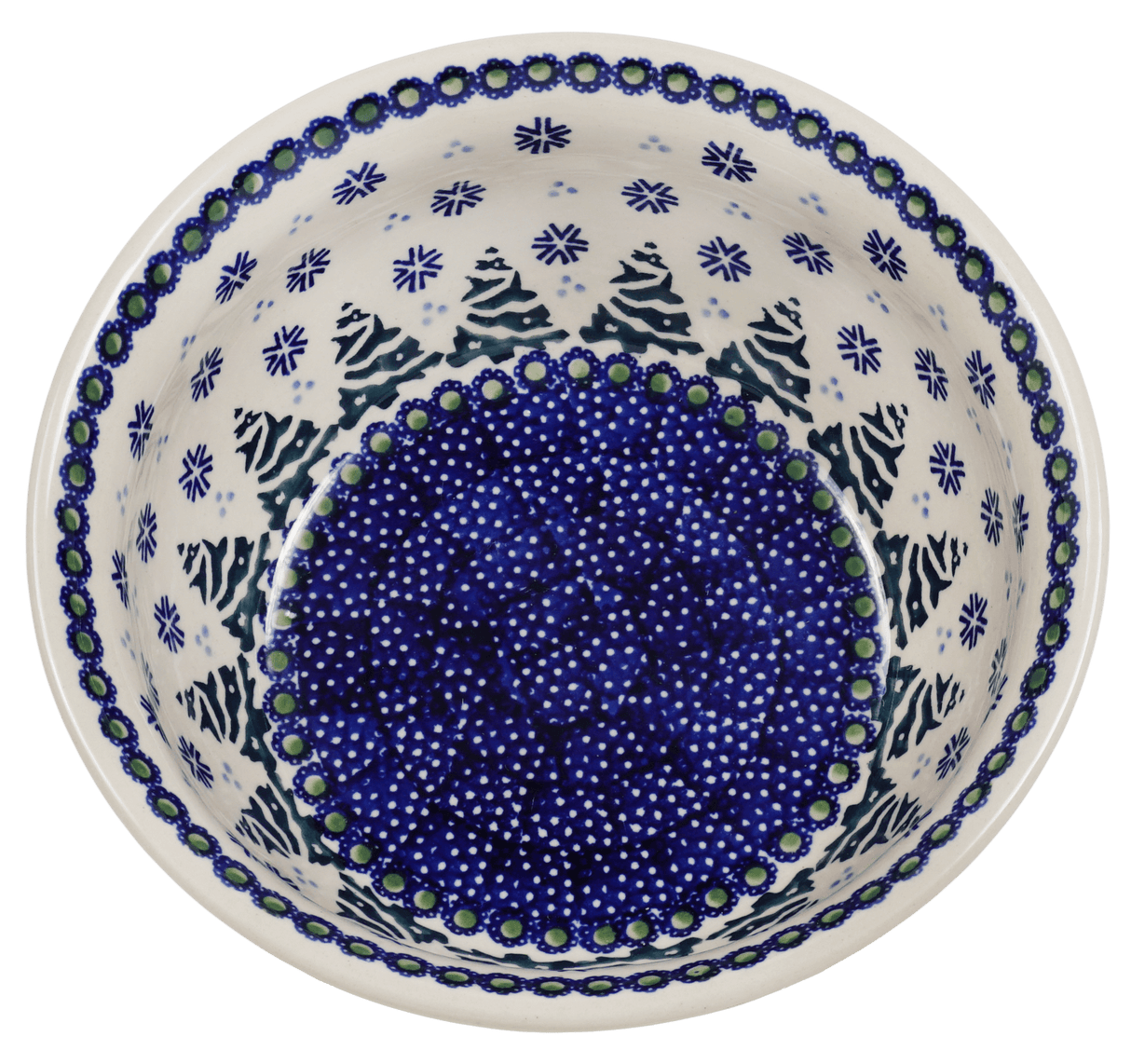 Bowl, Round, 7.75" in "Snowy Pines" by Manufaktura | M085T-U22