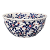 Polish Pottery 7.75" Bowl (Floral Fireworks) | M085U-BSAS at PolishPotteryOutlet.com