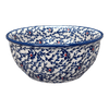 Polish Pottery 7.75" Bowl (Blue Canopy) | M085U-IS04 at PolishPotteryOutlet.com