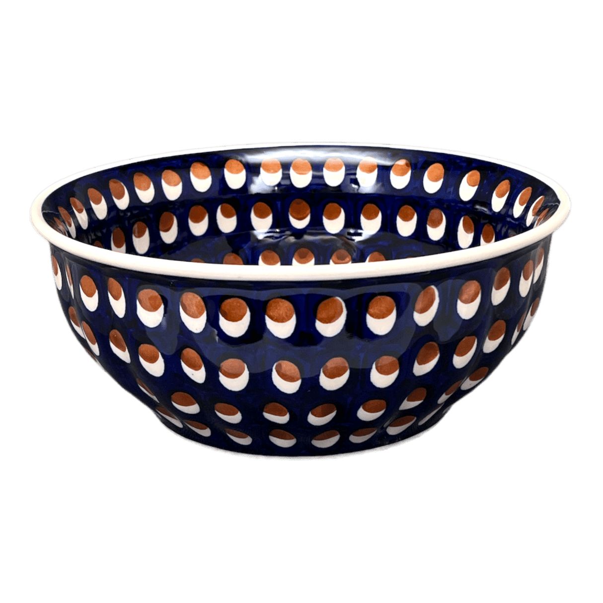 Bowl, Round, 9" Bowl in "Pheasant Feathers" by Manufaktura | M086T-52