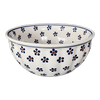 Polish Pottery 9" Bowl (Petite Floral) | M086T-64 at PolishPotteryOutlet.com