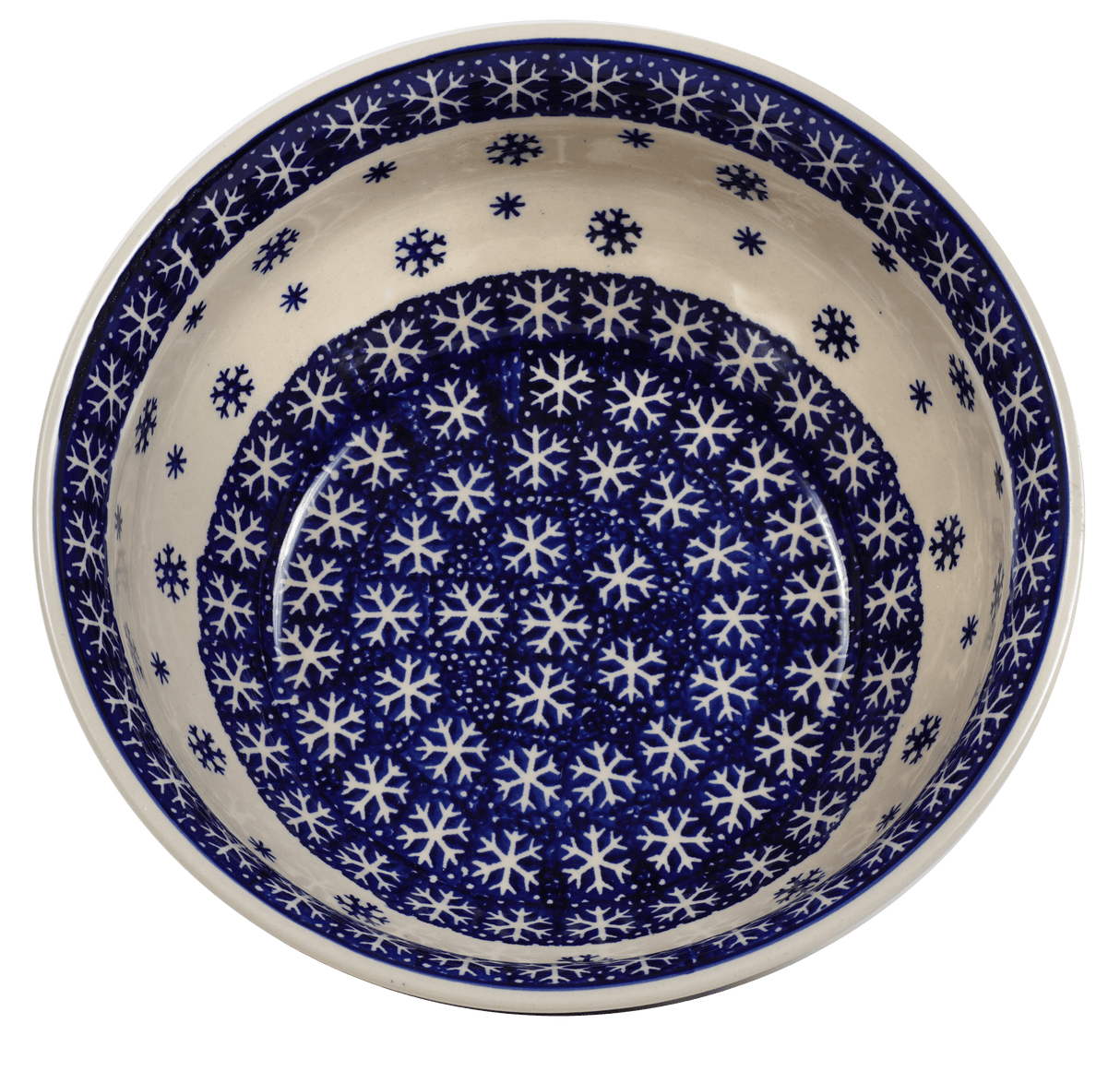 Bowl, Round, 9" Bowl in "Snow Drift" by Manufaktura | M086T-PZ