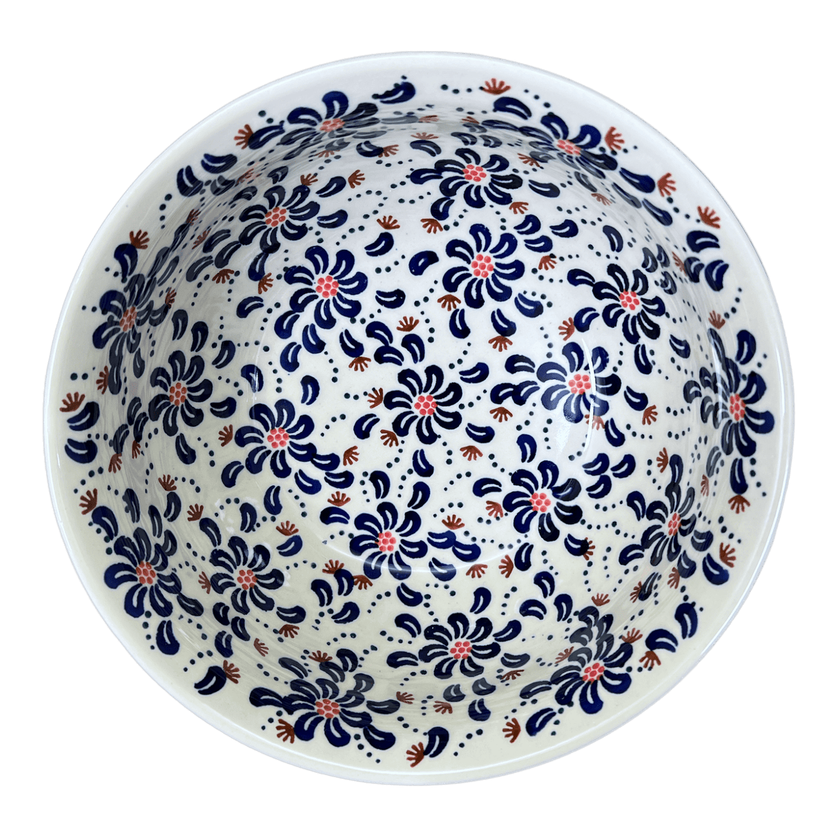 Bowl, Round, 9" Bowl in "Floral Fireworks" by Manufaktura | M086U-BSAS
