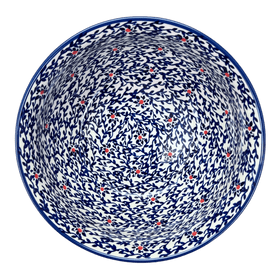 Polish Pottery 9" Bowl (Blue Canopy) | M086U-IS04 Additional Image at PolishPotteryOutlet.com