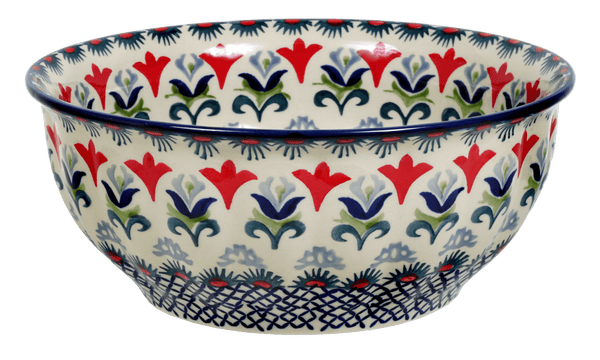 Polish Pottery - Muffin Pan - Scandinavian Scarlet - The Polish Pottery  Outlet