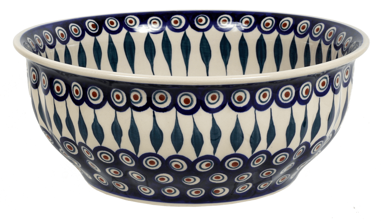 Bowl, Round, 11" in "Peacock" by Manufaktura | M087T-54