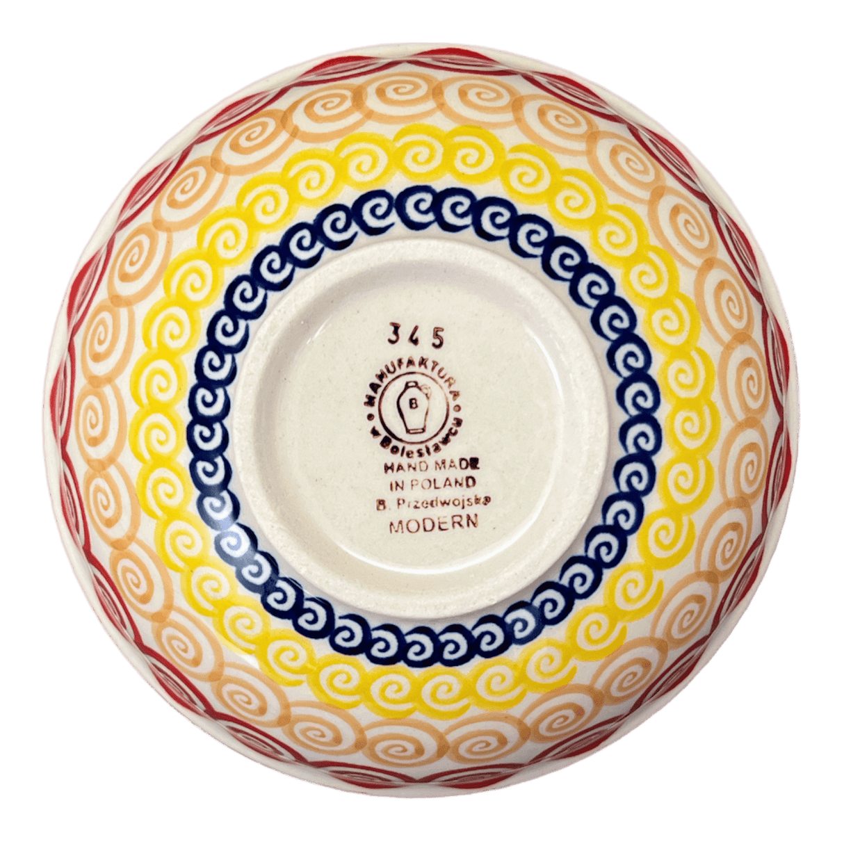 Bowl, Round, 6" in "Psychedelic Swirl" by Manufaktura | M089M-CMZK