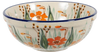 Polish Pottery 6" Bowl (Sun-Kissed Garden) | M089S-GM15 at PolishPotteryOutlet.com