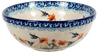 Polish Pottery 6" Bowl (Hummingbird Harvest) | M089S-JZ35 at PolishPotteryOutlet.com