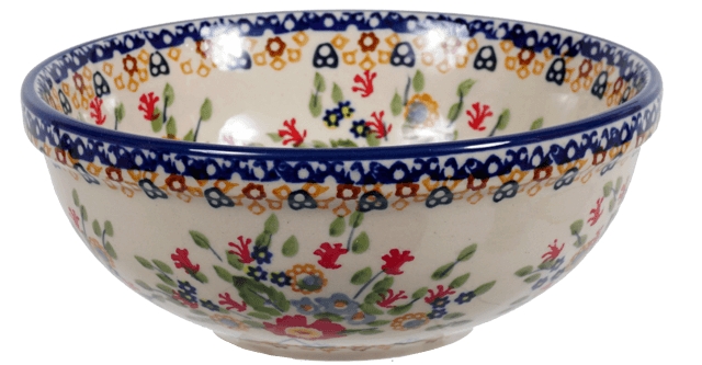 Bowl, Round, 6" in "Poppy Persuasion" by Manufaktura | M089S-P265