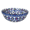 Polish Pottery 6" Bowl (Field of Daisies) | M089S-S001 at PolishPotteryOutlet.com
