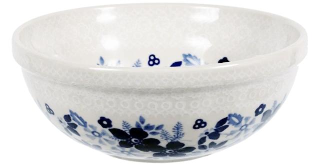 Bowl, Round, 6" in "Duet in Blue & White" by Manufaktura | M089S-SB04
