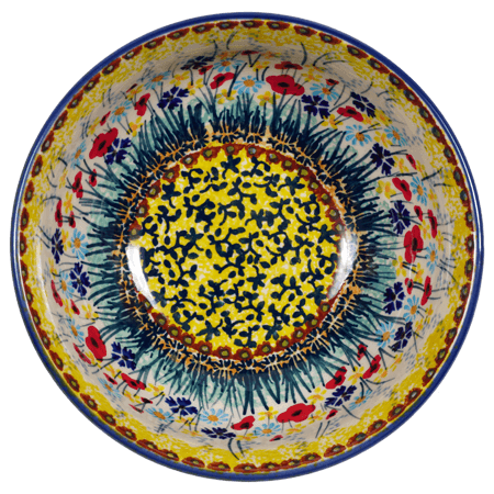 Bowl, Round, 6" in "Sunlit Wildflowers" by Manufaktura | M089S-WK77