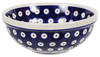 Polish Pottery 6" Bowl (Dot to Dot) | M089T-70A at PolishPotteryOutlet.com