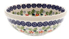 Polish Pottery 6" Bowl (Holly in Bloom) | M089T-IN13 at PolishPotteryOutlet.com
