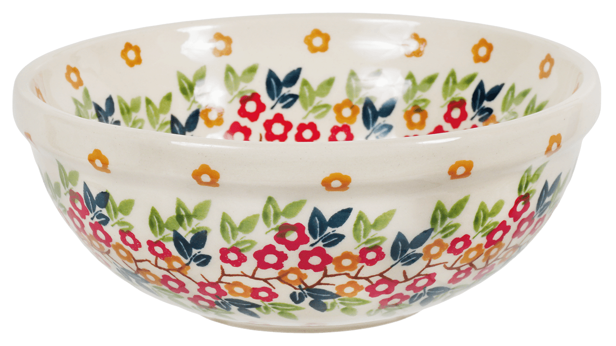 Bowl, Round, 6" in "Autumn Wreath" by Manufaktura | M089T-KK02