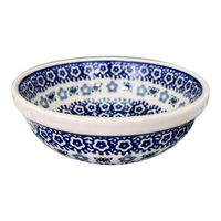 A picture of a Polish Pottery 6" Bowl (Butterfly Border) | M089T-P249 as shown at PolishPotteryOutlet.com/products/6-bowl-p249-m089t-p249
