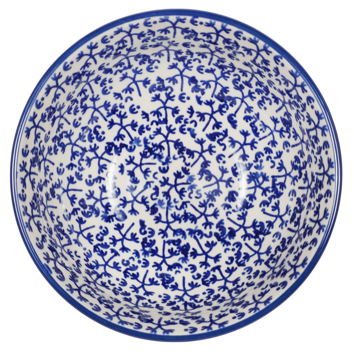 Bowl, Round, 6" in "Blue Thicket" by Manufaktura | M089T-P364