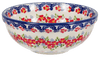 Polish Pottery 6" Bowl (Ring Around the Rosie) | M089U-P321 at PolishPotteryOutlet.com