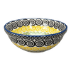 Polish Pottery 6.75" Bowl (Hypnotic Night) | M090M-CZZC at PolishPotteryOutlet.com