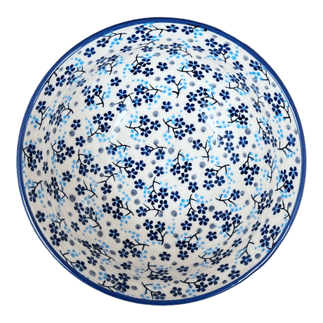 Bowl, Round, 6.75" in "Scattered Blues" by Manufaktura | M090S-AS45
