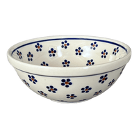 A picture of a Polish Pottery 6.75" Bowl (Petite Floral) | M090T-64 as shown at PolishPotteryOutlet.com/products/6-75-bowl-petite-floral-m090t-64