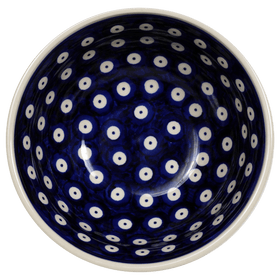 Polish Pottery 6.75" Bowl (Dot to Dot) | M090T-70A Additional Image at PolishPotteryOutlet.com