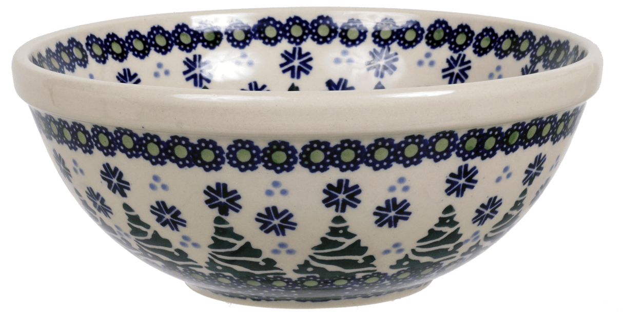 Bowl, Round, 6.75" in "Snowy Pines" by Manufaktura | M090T-U22