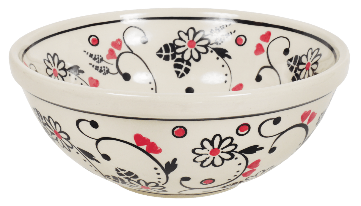 Bowl, Round, 6.75" in "Night Garden" by Manufaktura | M090U-BL02