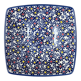 Polish Pottery Medium Nut Dish (Field of Daisies) | M113S-S001 Additional Image at PolishPotteryOutlet.com