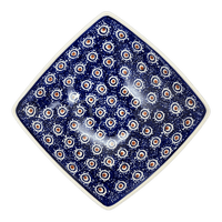 A picture of a Polish Pottery Medium Nut Dish (Bonbons) | M113T-2 as shown at PolishPotteryOutlet.com/products/medium-nut-dish-bonbons-m113t-2