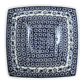 Polish Pottery Medium Nut Dish (Butterfly Border) | M113T-P249 Additional Image at PolishPotteryOutlet.com
