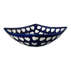 Polish Pottery Medium Nut Dish (Sea of Hearts) | M113T-SEA at PolishPotteryOutlet.com