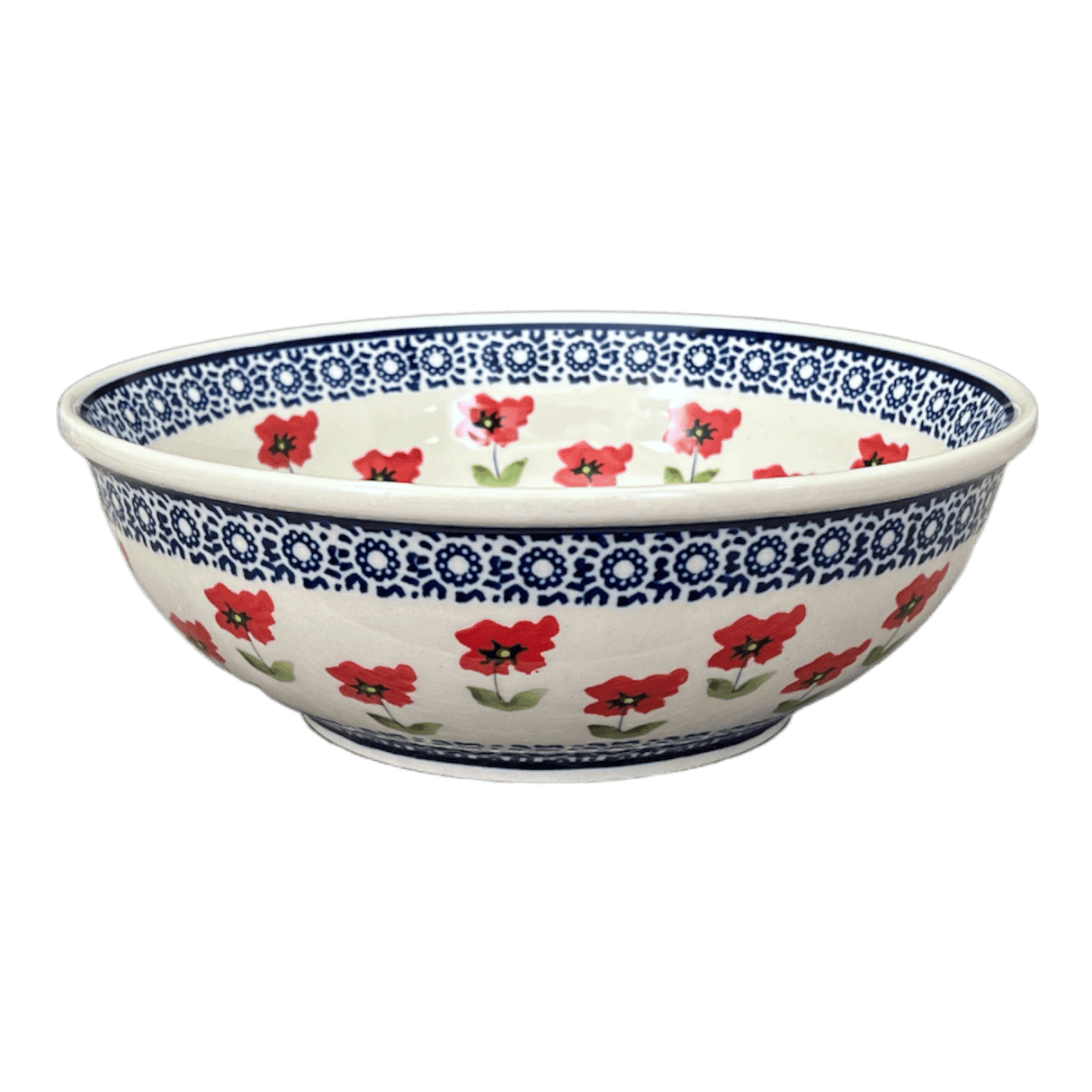 Bowl, Round, 8.5" in "Poppy Garden" by Manufaktura | M135T-EJ01