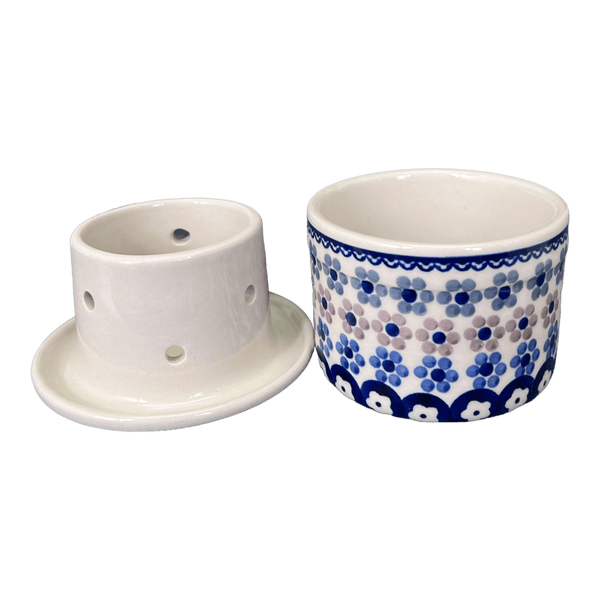 Polish Pottery Butter Bell Floral Chain The Polish Pottery Outlet