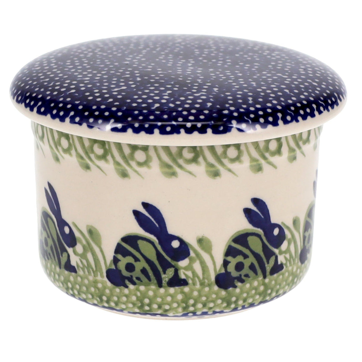 Butter Crock, 4.5" in "Bunny Love" by Manufaktura | M136T-P324