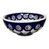 Polish Pottery Dipping Bowl (Peacock) | M153T-54 at PolishPotteryOutlet.com