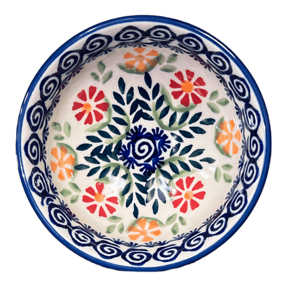 Bowl, Round, Dipping, 4.25" in "Flower Power" by Manufaktura | M153T-JS14