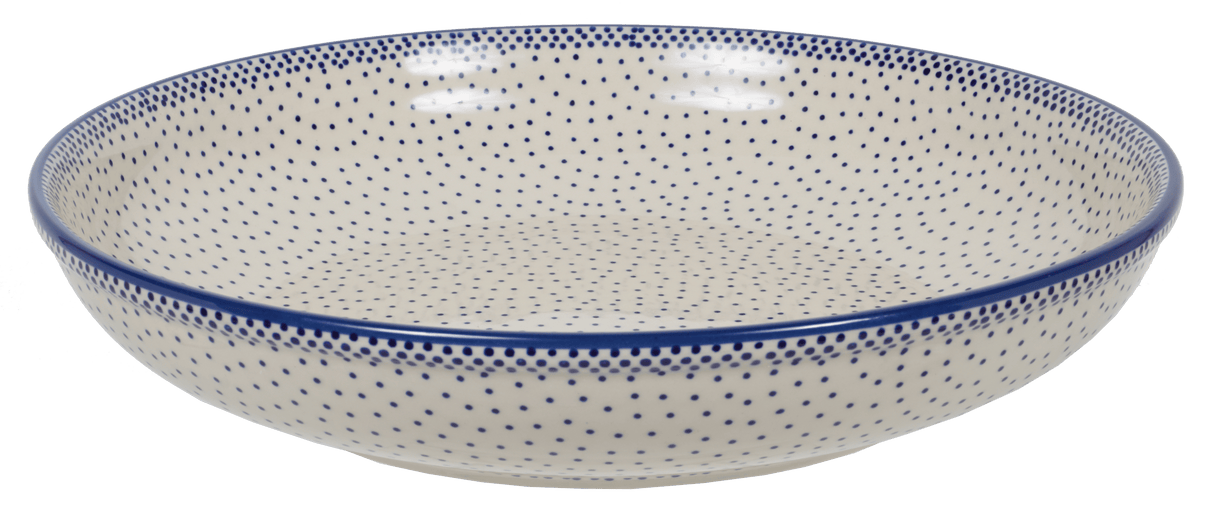 Bowl, Round, Shallow, Salad, 11.75" in "Misty Blue" by Manufaktura | M173U-61A