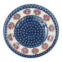 A picture of a Polish Pottery 10.25" Plate (Polish Bouquet) | NDA113-82 as shown at PolishPotteryOutlet.com/products/10-25-plate-polish-bouquet-nda113-82