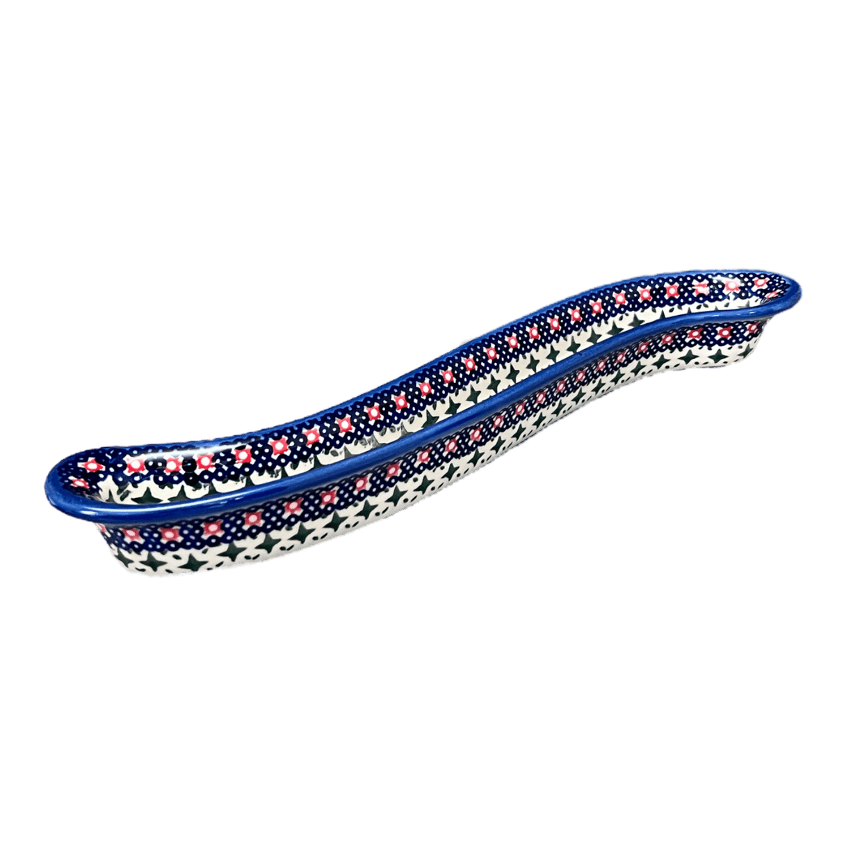Olive Boat, Curved, 13" x 1.75" in "Bowties & Blossoms" by Andy | NDA132-21